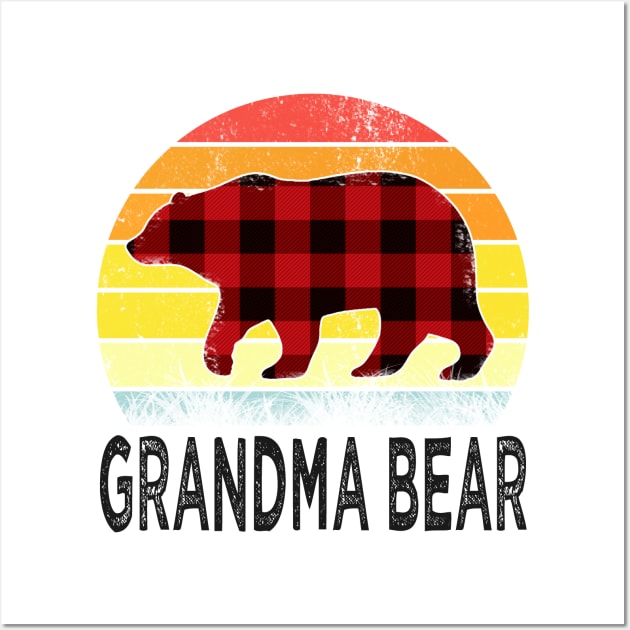 mothers day grandma bear Wall Art by Bagshaw Gravity